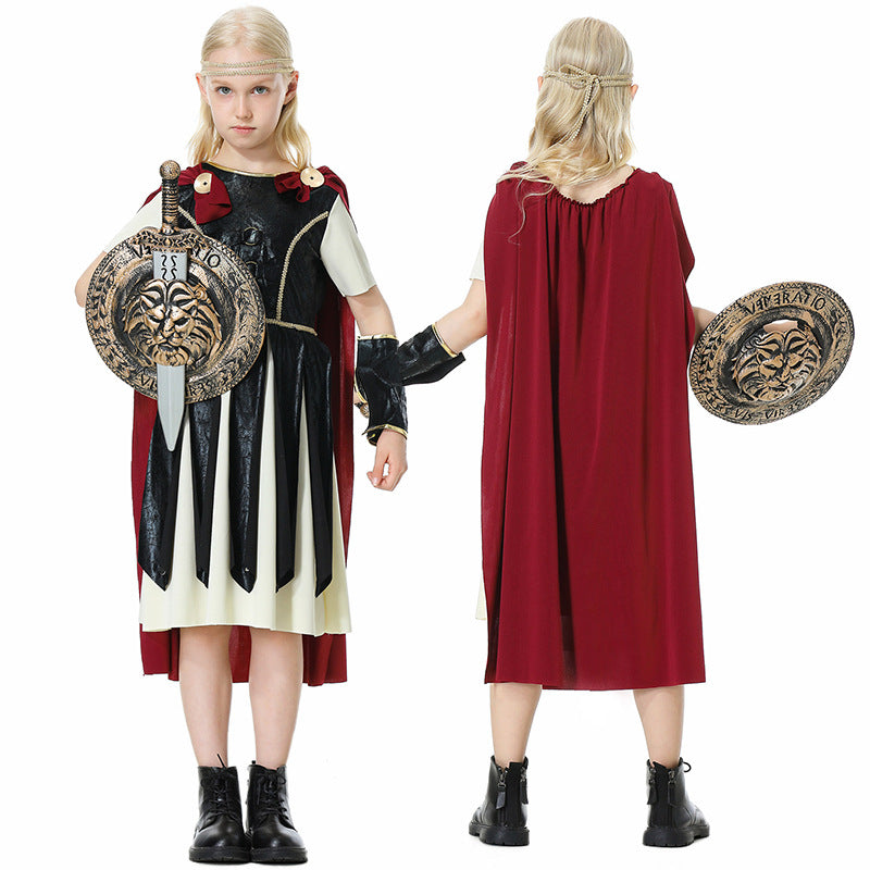 Roman Gladiator Halloween Costume for Cosplay