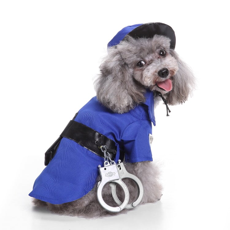 Spooky Pooch Police Costume Set